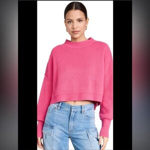 Free People Easy Street Crop Pullover Sweater